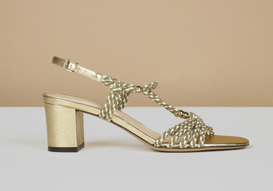 Tila March - Collection Eté 2018 Sandale Gold